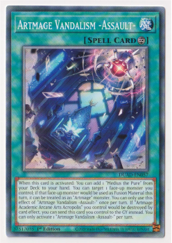 Artmage Vandalism -Assault- (Common) single card from Yu-Gi-Oh!