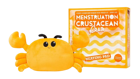 Menstruation Crustacean Crab Heating Pad For Period Cramps & Muscle Pain
