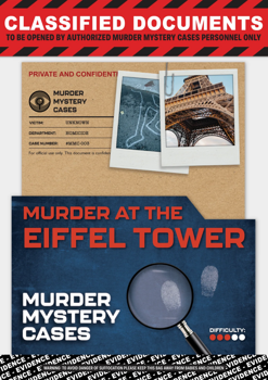 Murder at the Eiffel Tower: Murder Mystery Cases