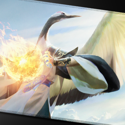 Ultra Pro Commander Series Three Color Wedge Black Stitched Playmat Kykar - Image 2