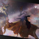 Ultra Pro Commander Series Three Color Wedge Black Stitched Playmat The Ur-Dragon - Image 2