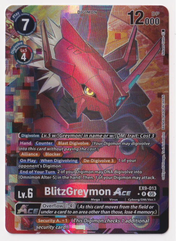digimon card game blitzgreymon BlitzGreymon - BT3-018 (Dash Pack Ver. 1.5) (BT3-018)
