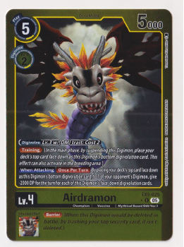 Airdramon (ALTERNATIVE ART) single card from Digimon Card Game