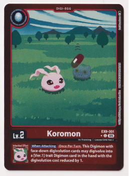 Koromon (ALTERNATIVE ART) single card from Digimon Card Game