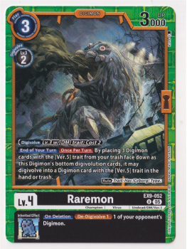Raremon single card from Digimon Card Game