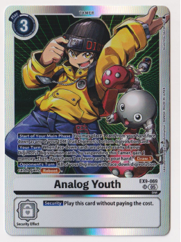 Analog Youth single card from Digimon Card Game