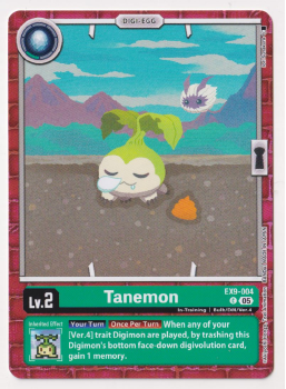Tanemon single card from Digimon Card Game