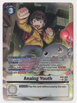 Analog Youth (ALTERNATIVE ART) single card from Digimon Card Game