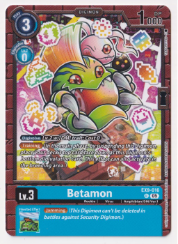 Betamon single card from Digimon Card Game