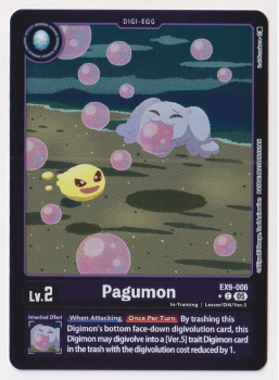 Pagumon (ALTERNATIVE ART) single card from Digimon Card Game