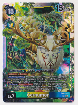 Cernumon single card from Digimon Card Game
