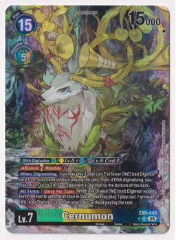 Cernumon (ALTERNATIVE ART) single card from Digimon Card Game