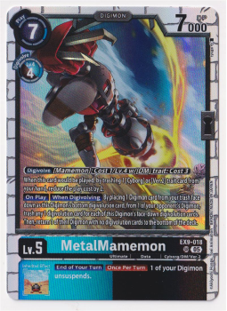 MetalMamemon single card from Digimon Card Game