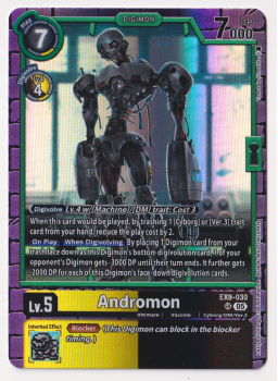 Andromon single card from Digimon Card Game