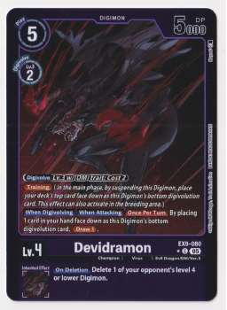 Devidramon (ALTERNATIVE ART) single card from Digimon Card Game
