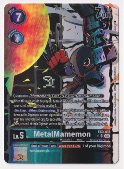 MetalMamemon (ALTERNATIVE ART) single card from Digimon Card Game