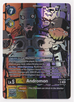 Andromon (ALTERNATIVE ART) single card from Digimon Card Game