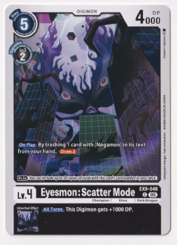 Eyesmon: Scatter Mode single card from Digimon Card Game