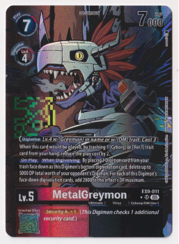 MetalGreymon (ALTERNATIVE ART) single card from Digimon Card Game