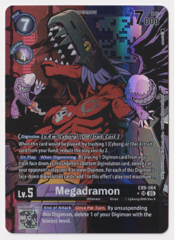 Megadramon (ALTERNATIVE ART) single card from Digimon Card Game