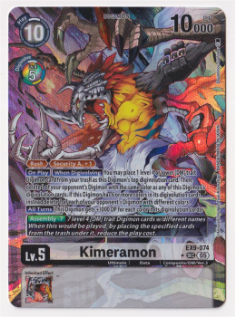 Kimeramon (ALTERNATIVE ART) single card from Digimon Card Game