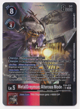MetalGreymon: Alterous Mode (ALTERNATIVE ART) single card from Digimon Card Game