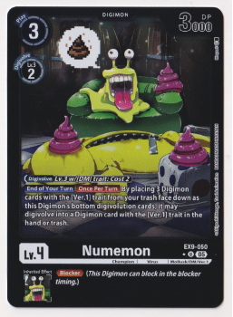 Numemon (ALTERNATIVE ART) single card from Digimon Card Game