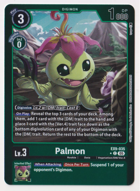 Palmon (ALTERNATIVE ART) : EX09-035 VERSUS MONSTERS - Digimon Card Game Single Card Palmon (ALTERNATIVE ART) : EX09-035 VERSUS MONSTERS - Digimon Card Game Single Card