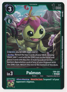 Palmon (ALTERNATIVE ART) single card from Digimon Card Game