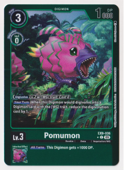 Pomumon (ALTERNATIVE ART) single card from Digimon Card Game