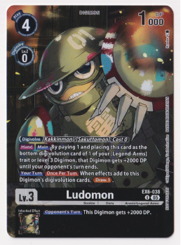 Ludomon single card from Digimon Card Game