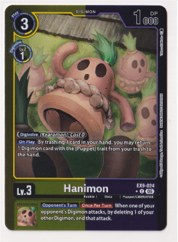 Hanimon (ALTERNATIVE ART) single card from Digimon Card Game