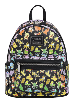 Loungefly - Pokemon Multi Character AOP Mini Backpack