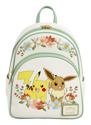 Loungefly - Pokemon Pikachu & Eevee Floral Mini Backpack