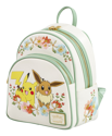 Loungefly - Pokemon Pikachu & Eevee Floral Mini Backpack - Image 3