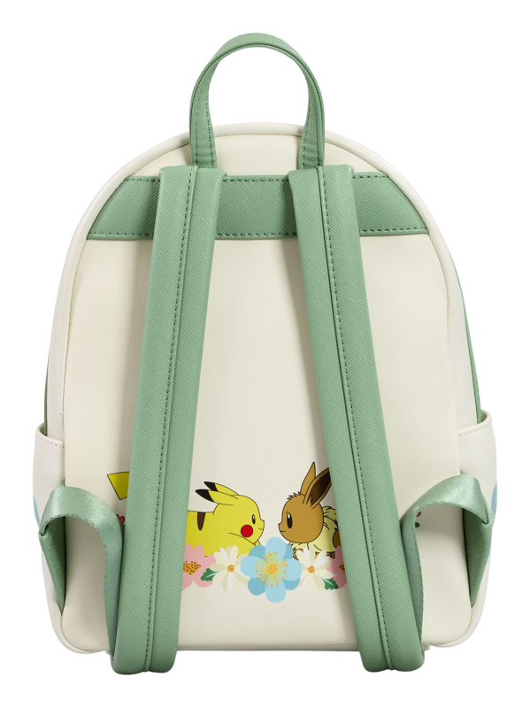 Loungefly Pokemon Pikachu Eevee Floral Mini Backpack