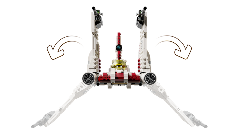 LEGO® Star Wars The Clone Wars V-19 Torrent Starfighter (75432) - Image 5
