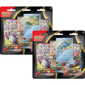 Pokemon Mega Evolution 3 Pack Blister Set of Two