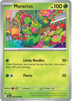 Maractus single card from Pokemon