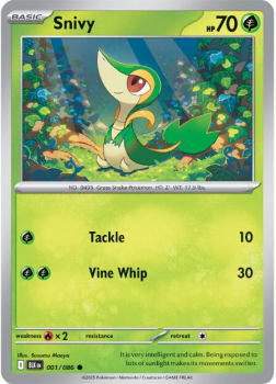 Snivy (REVERSE HOLO) single card from Pokemon