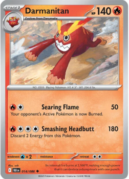 Darmanitan single card from Pokemon