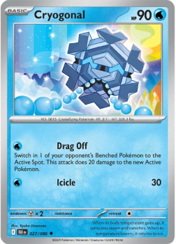 Cryogonal single card from Pokemon