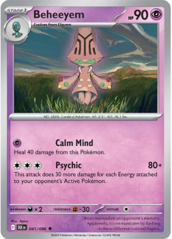 Beheeyem single card from Pokemon