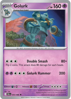 Golurk single card from Pokemon