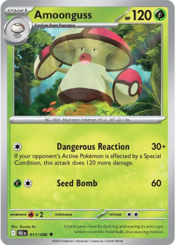 Amoonguss single card from Pokemon