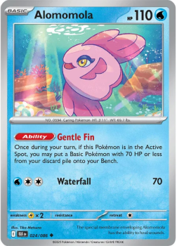 Alomomola single card from Pokemon