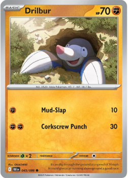 Drilbur single card from Pokemon