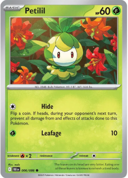 Petilil single card from Pokemon