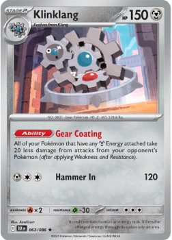 Klinklang single card from Pokemon