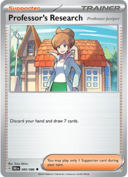 Professor's Research [Professor Juniper] single card from Pokemon